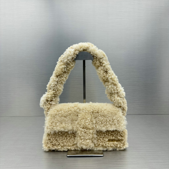 Jacquemus Le Bambino Long Wool Bag Beige JW2036