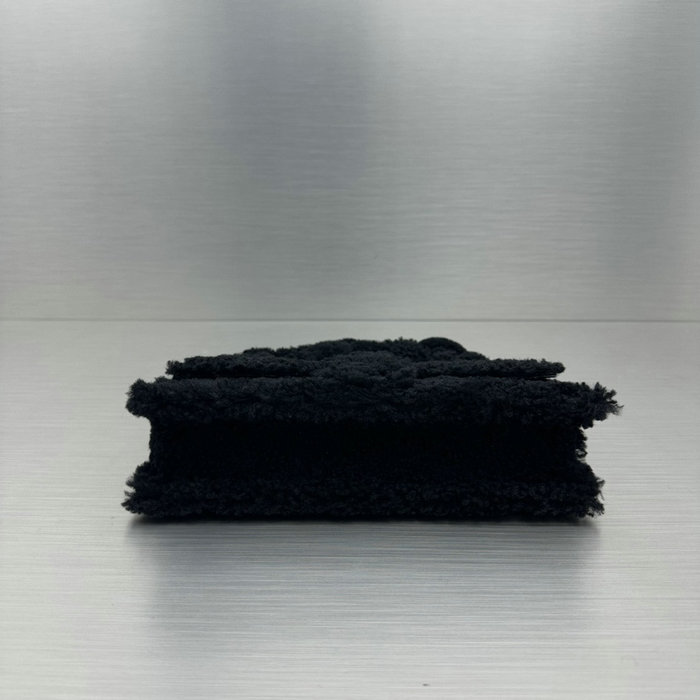 Jacquemus Le Bambino Long Wool Bag Black JW2036