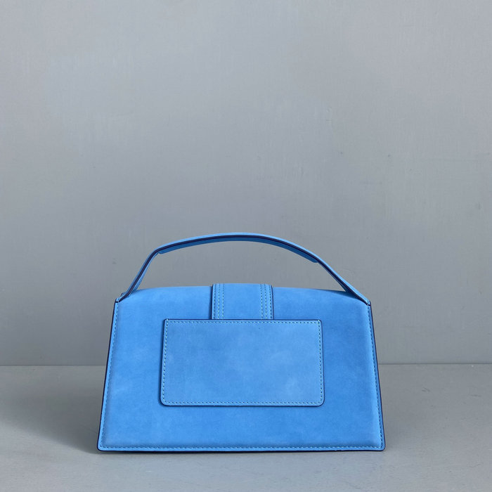 Jacquemus Le Bambino Suede Handbag Blue JM2056