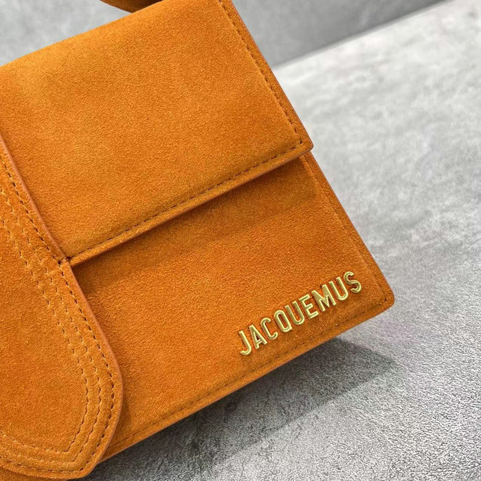 Jacquemus Le Bambino Suede Handbag Brown JM2056