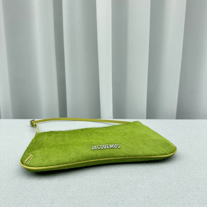 Jacquemus Le Bisou Horsehair shoulder bag Green J2089