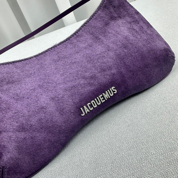 Jacquemus Le Bisou Horsehair shoulder bag Purple J2089