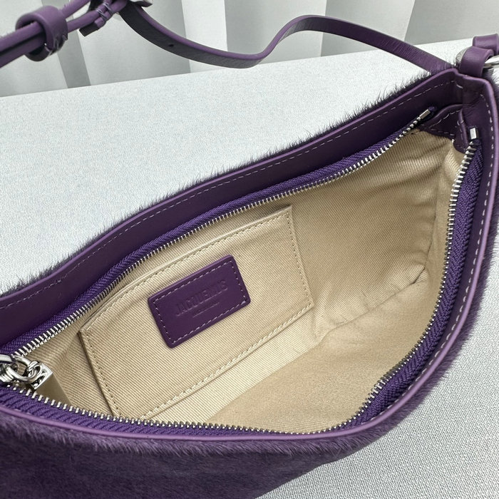 Jacquemus Le Bisou Horsehair shoulder bag Purple J2089