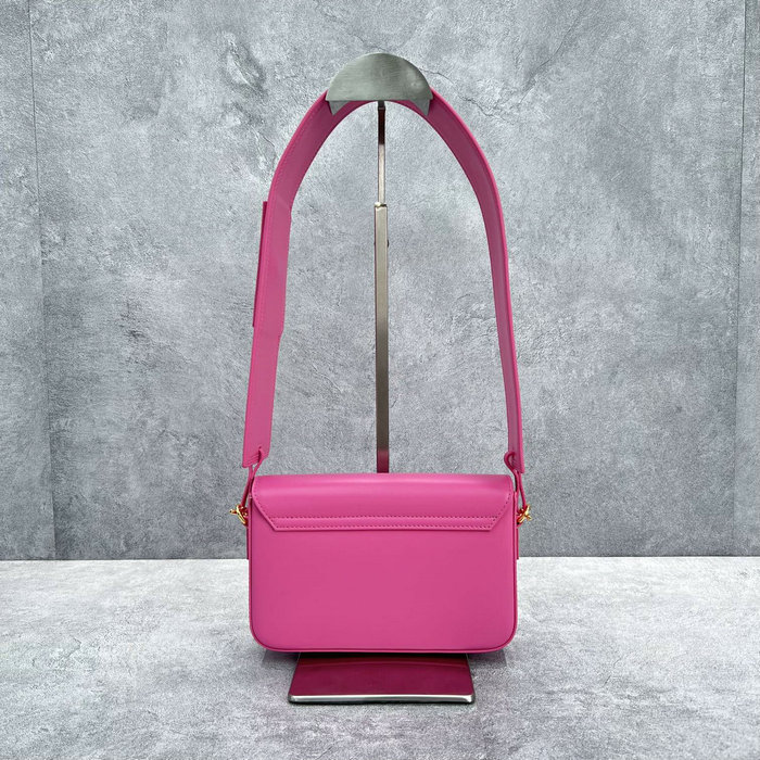 Jacquemus Le Carinu Logo-plaque Shoulder Bag Pink J2038