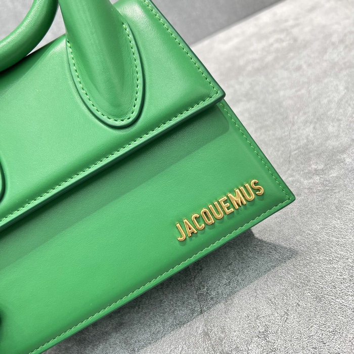 Jacquemus Le Chiquito Noeud Coiled Handbag Green J2023