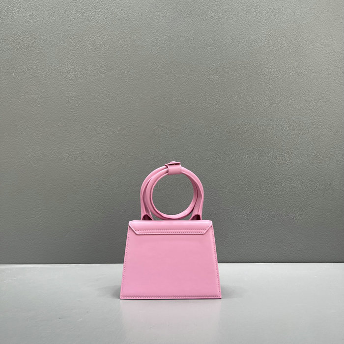 Jacquemus Le Chiquito Noeud Coiled Handbag Pink J2023