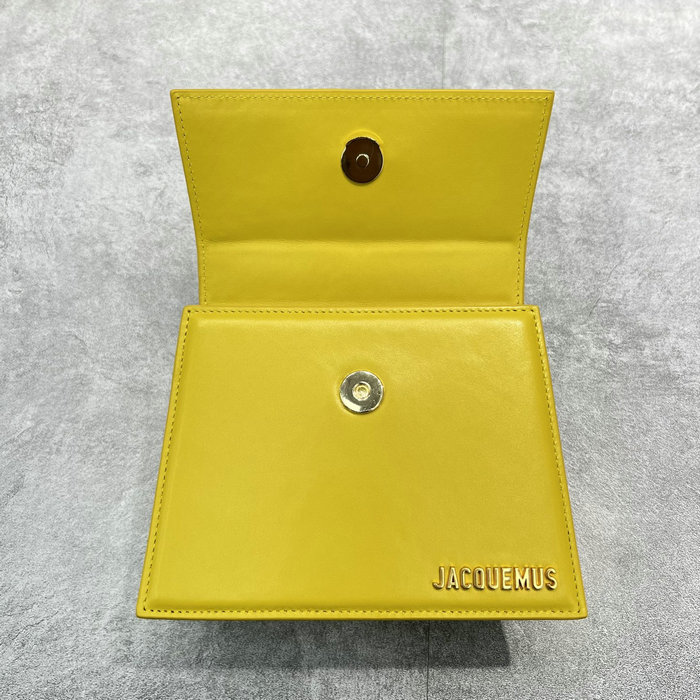 Jacquemus Le Chiquito Noeud Coiled Handbag Yellow J2023