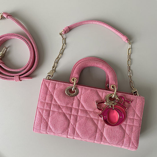 LADY Denim D-JOY BAG Pink DL3380