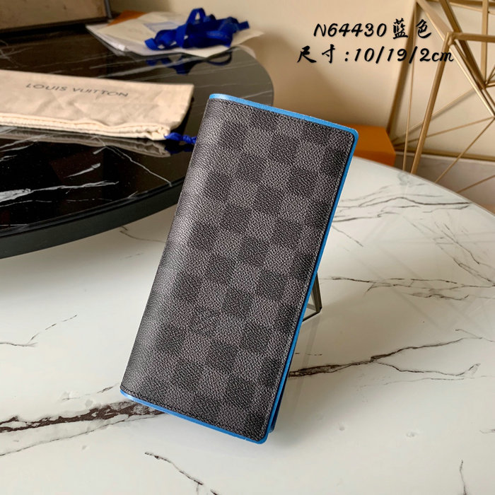 Louis Vuitton Brazza Wallet Blue N63254