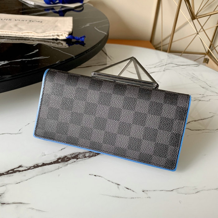 Louis Vuitton Brazza Wallet Blue N63254