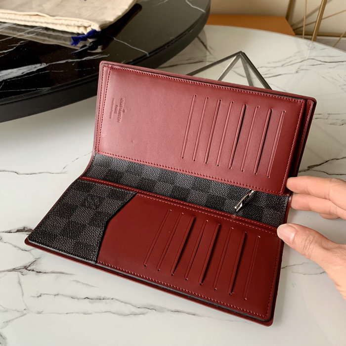 Louis Vuitton Brazza Wallet Red N63254