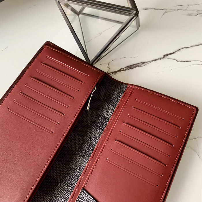 Louis Vuitton Brazza Wallet Red N63254