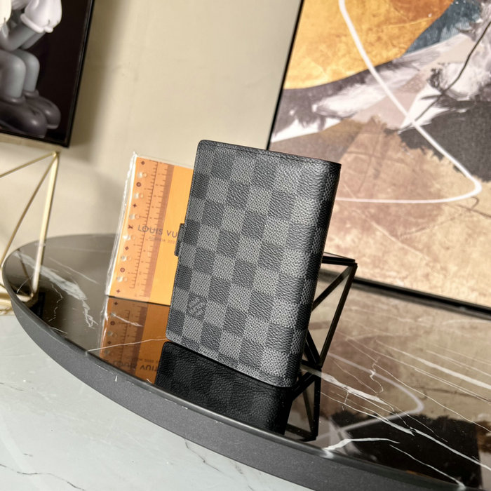 Louis Vuitton Damier Graphite Canvas Small Ring Agenda Cover R20005