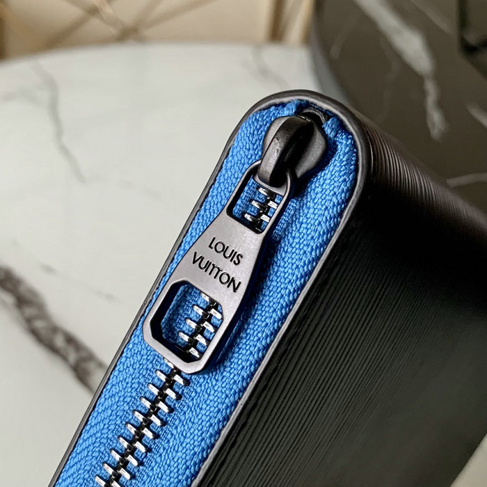 Louis Vuitton Epi Leather Zippy Wallet Vertical Black M80789