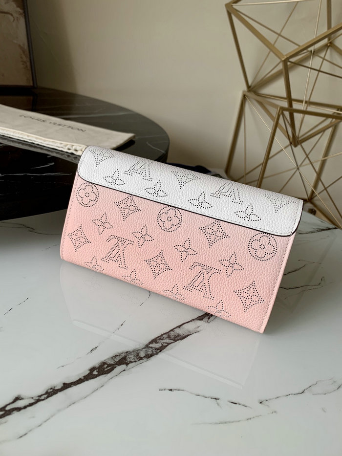 Louis Vuitton Mahina Leather Iris Wallet Pink M60143