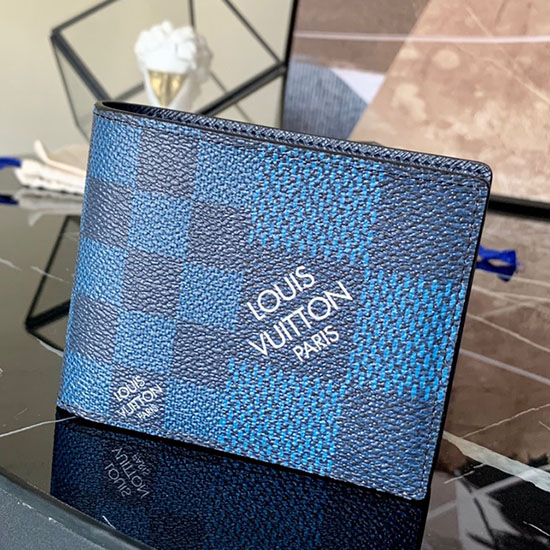 Louis Vuitton Multiple Wallet Blue N60434