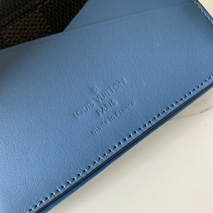 Louis Vuitton Pocket Organizer Blue N63257