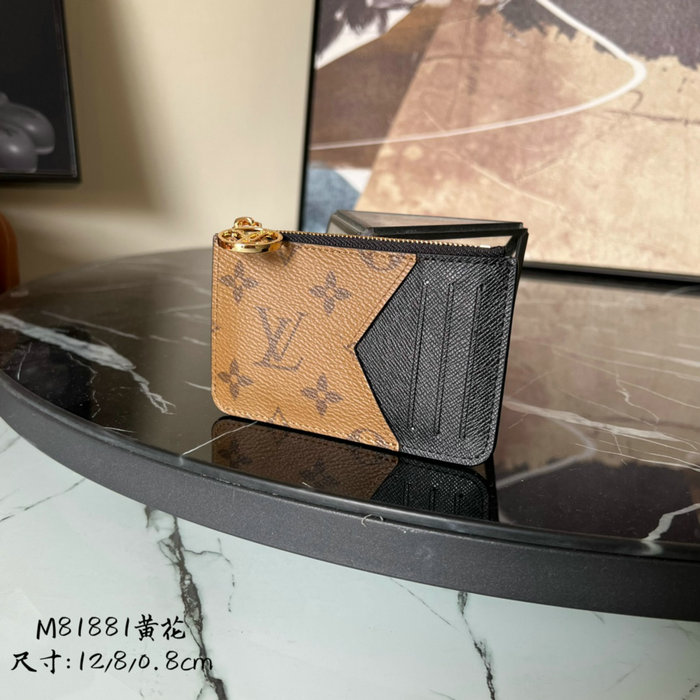 Louis Vuitton Romy Card Holder Black M81881