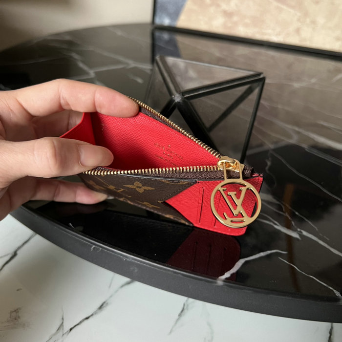 Louis Vuitton Romy Card Holder Red M81881