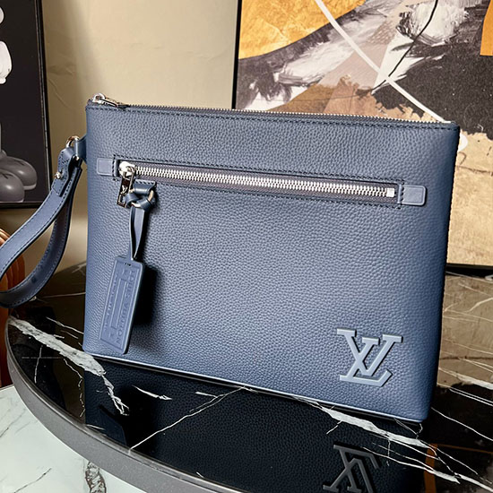 Louis Vuitton Takeoff Pouch Blue M69837