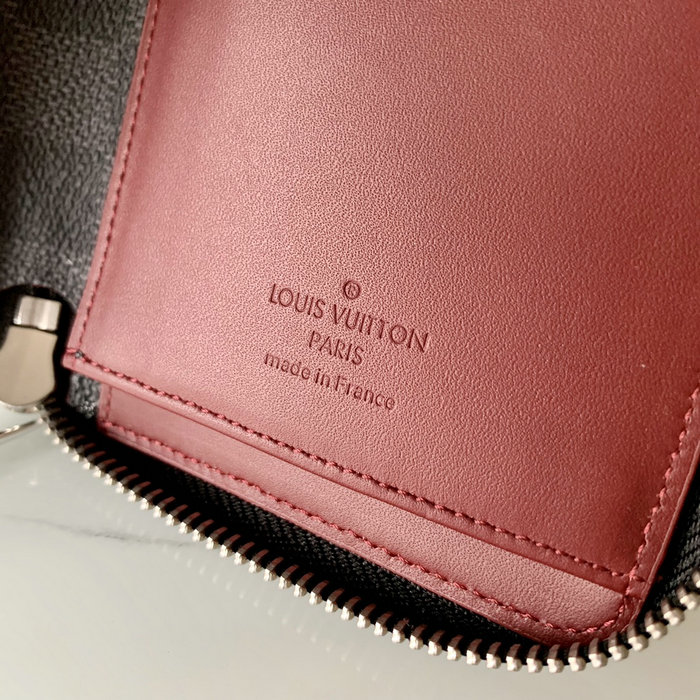 Louis Vuitton Zippy Wallet Red N63304