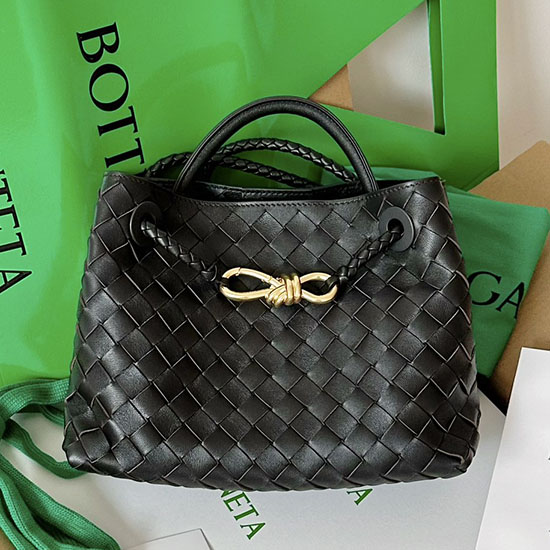 Bottega Veneta Small Andiamo Tote Bag Coffee B74356