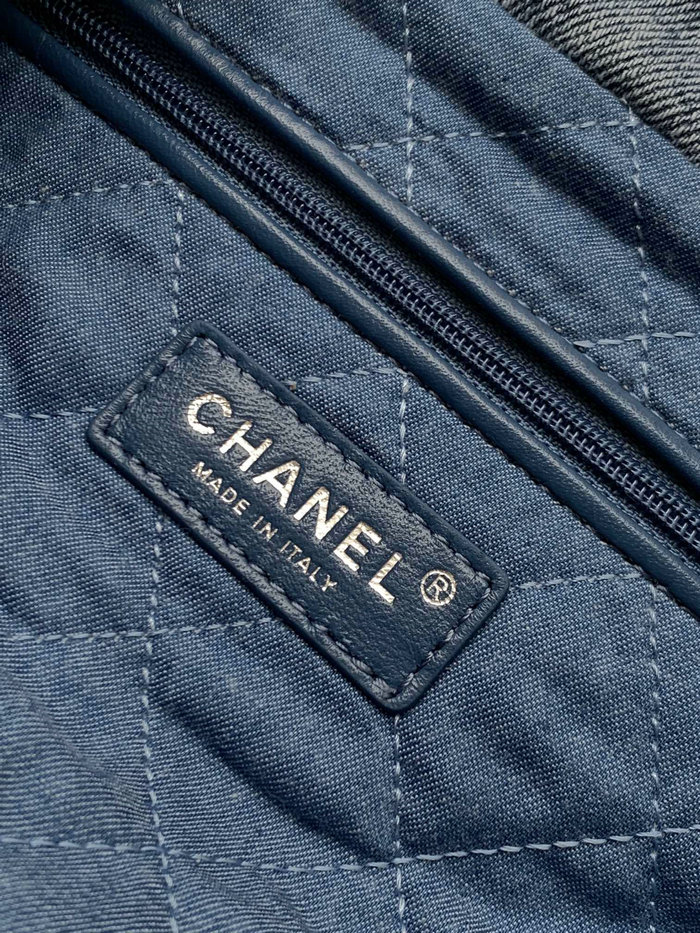 Chanel Denim 22 SMALL HANDBAG AS3260