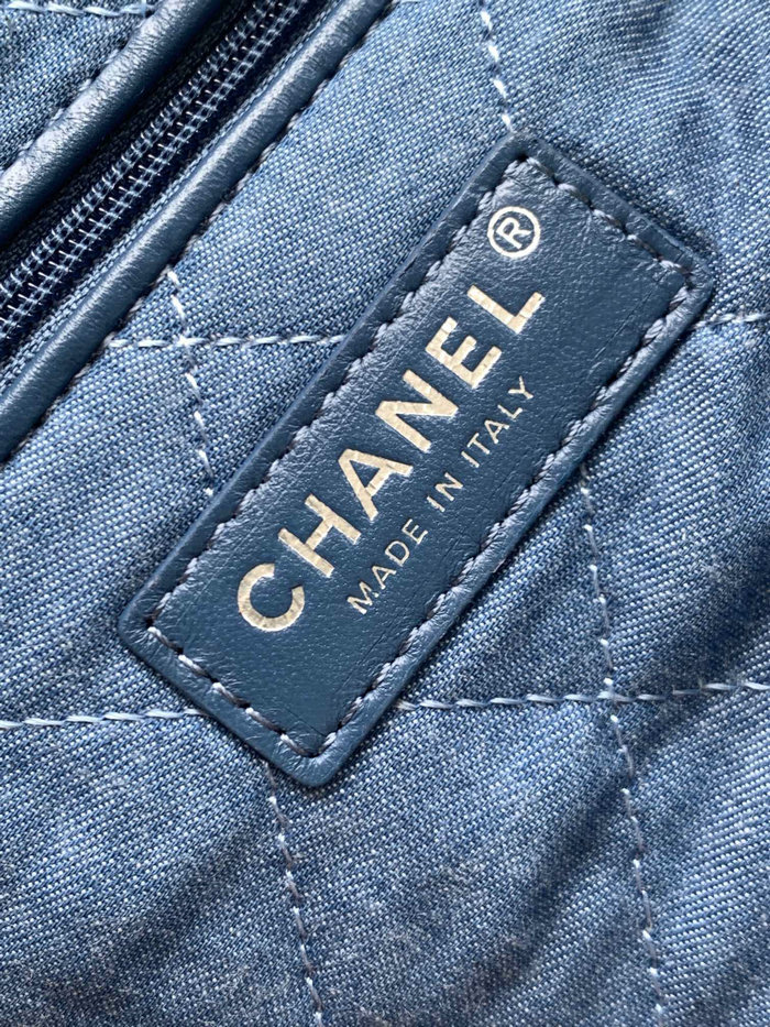 Chanel Denim Backpack AS3859