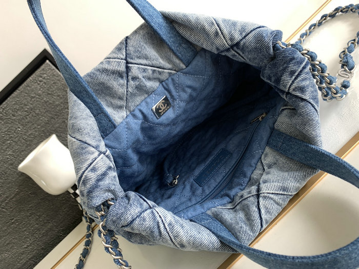 Chanel Denim Backpack AS3859