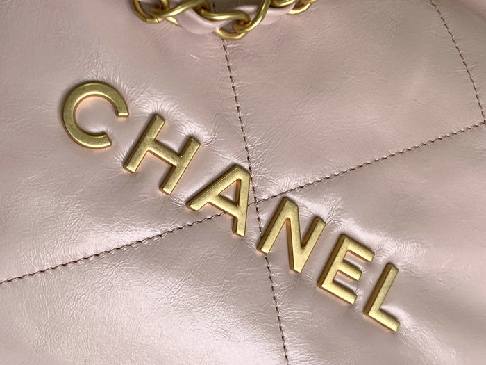 Chanel Shiny Calfskin Handbag Pink AS3261
