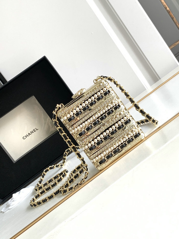 Chanel Small Evening Bag Gold AS3528