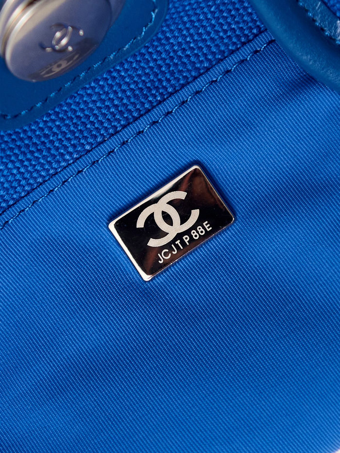 Chanel Small Tote Blue AS3257