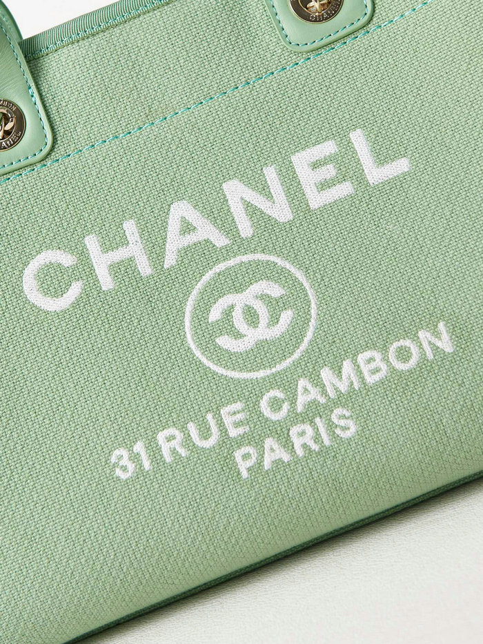 Chanel Small Tote Green AS3257