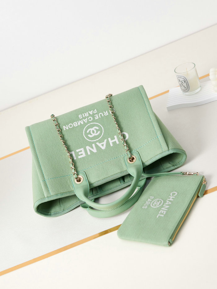 Chanel Small Tote Green AS3257