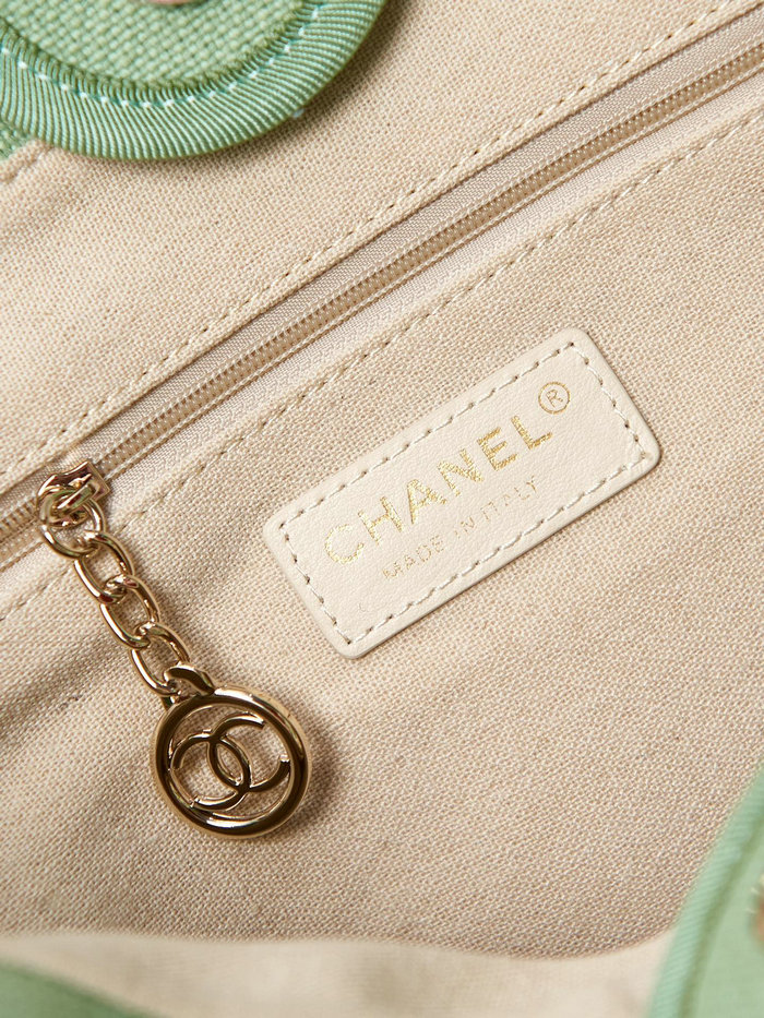 Chanel Small Tote Green AS3257