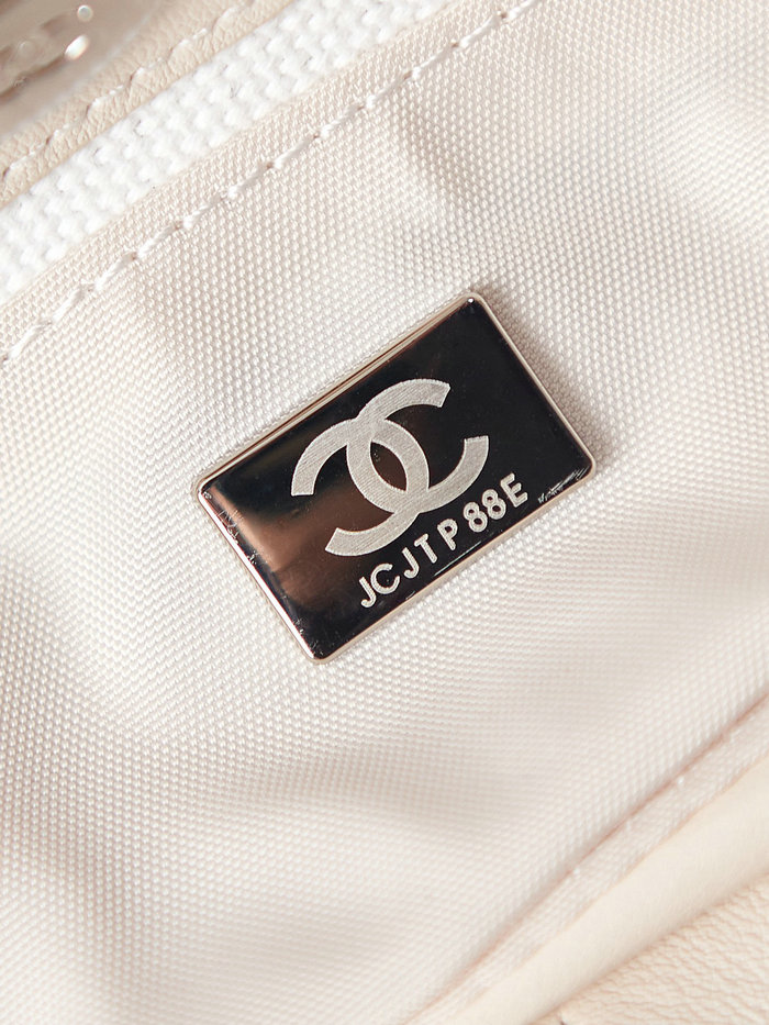 Chanel Small Tote White AS3257
