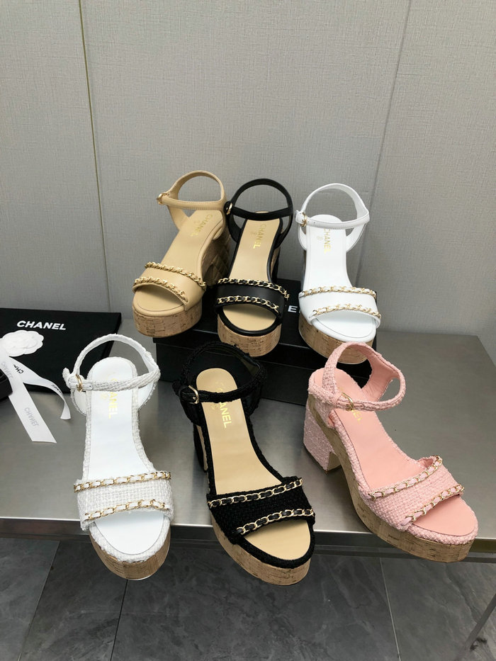 Chanel Wedge Sandals SNC042102