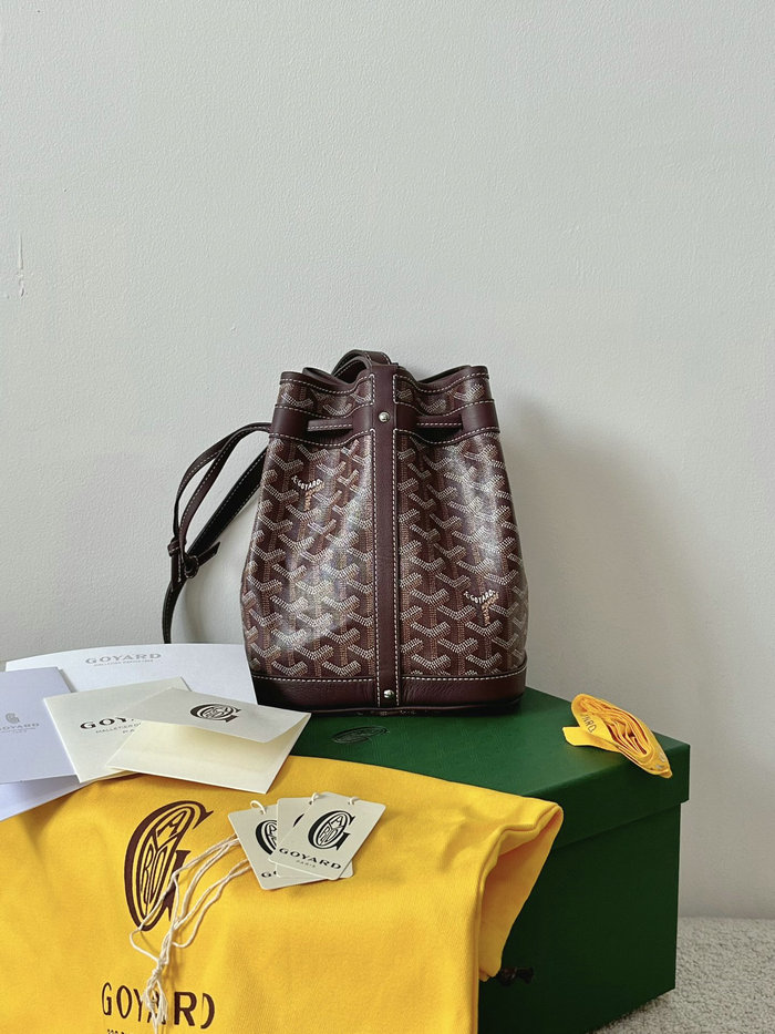 Goyard Petit Flot Bag Burgundy G6017