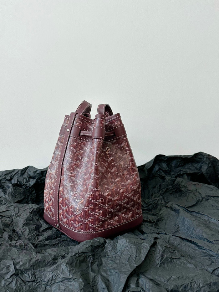 Goyard Petit Flot Bag Burgundy G6017