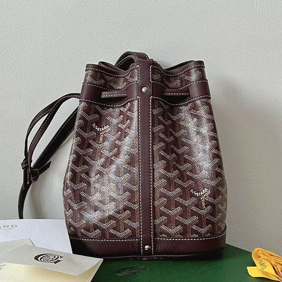 Goyard Petit Flot Bag Burgundy G6017