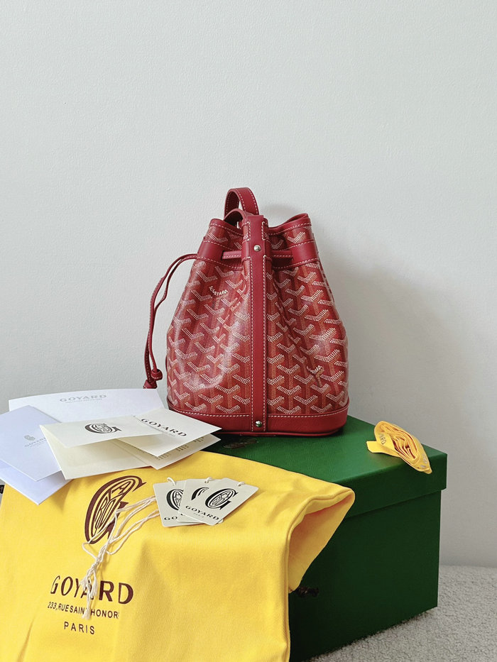 Goyard Petit Flot Bag Red G6017