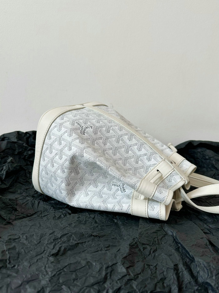 Goyard Petit Flot Bag White G6017