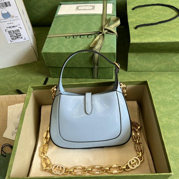 Gucci Jackie 1961 mini shoulder bag Blue 699651