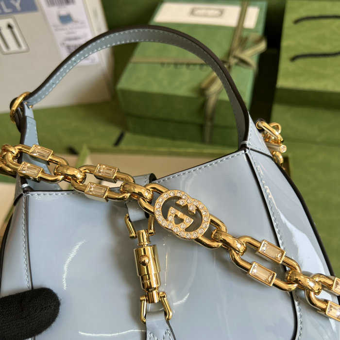 Gucci Jackie 1961 mini shoulder bag Blue 699651
