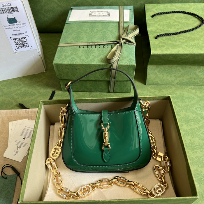 Gucci Jackie 1961 mini shoulder bag Green 699651