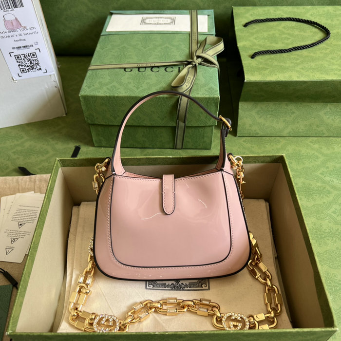 Gucci Jackie 1961 mini shoulder bag Pink 699651