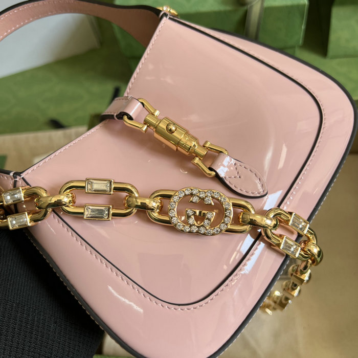 Gucci Jackie 1961 mini shoulder bag Pink 699651