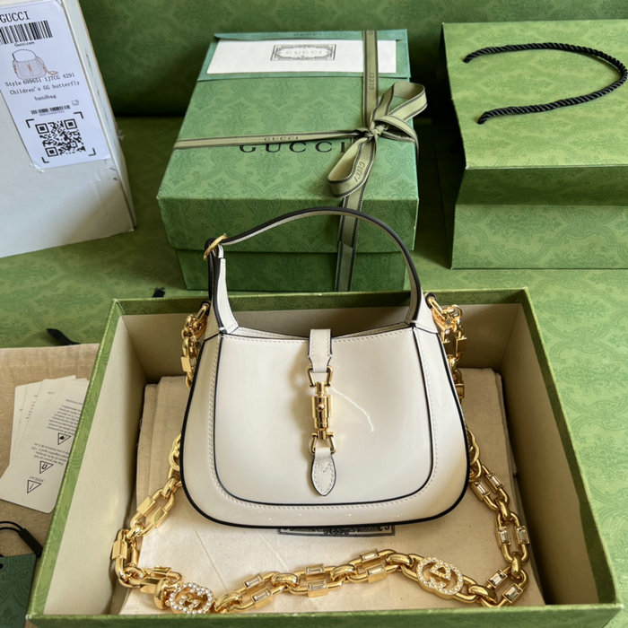 Gucci Jackie 1961 mini shoulder bag White 699651