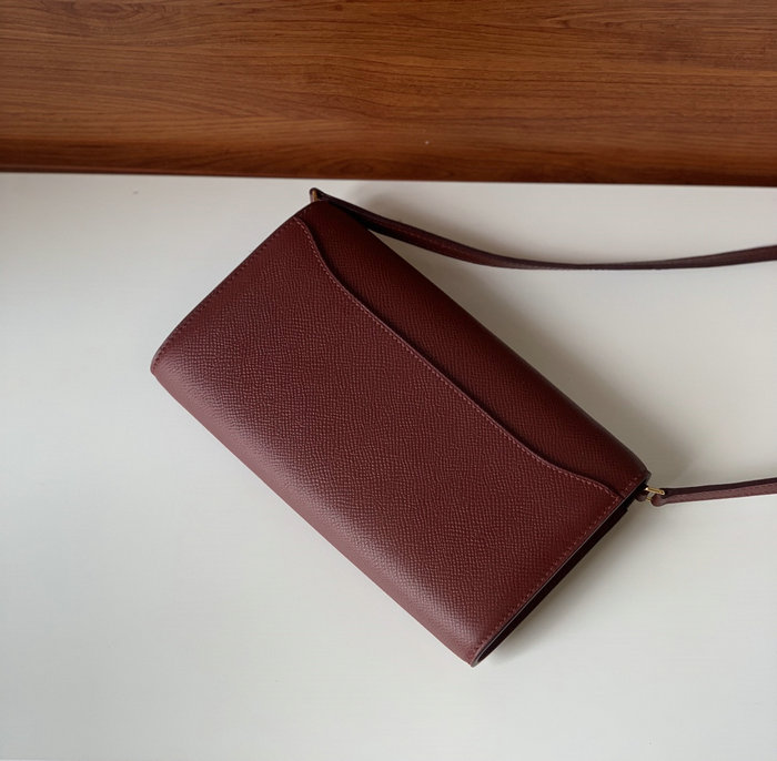 Hermes Constance Long To Go Wallet Burgundy HCG201