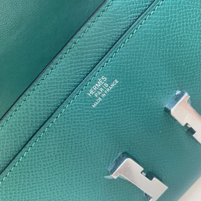 Hermes Constance Long To Go Wallet Green HCG201